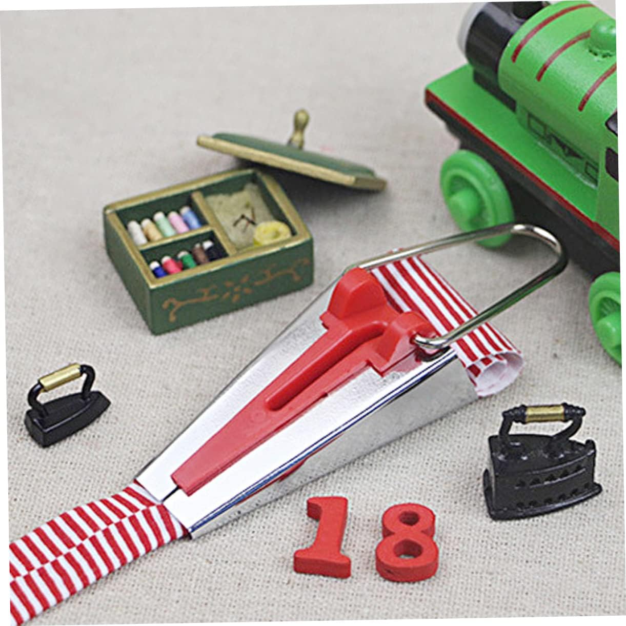 SEWACC 9pcs Fabric Quilting Bias Binding Maker Bias Tape Tool Quick Sewing Accessories