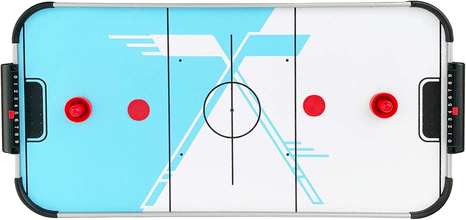 Get Special Price PUCK Frost 4-Foot Folding Air Hockey Table (Gray) 50% Off Discount PUCK Frost 4-Foot Folding Air Hockey Table (Gray)