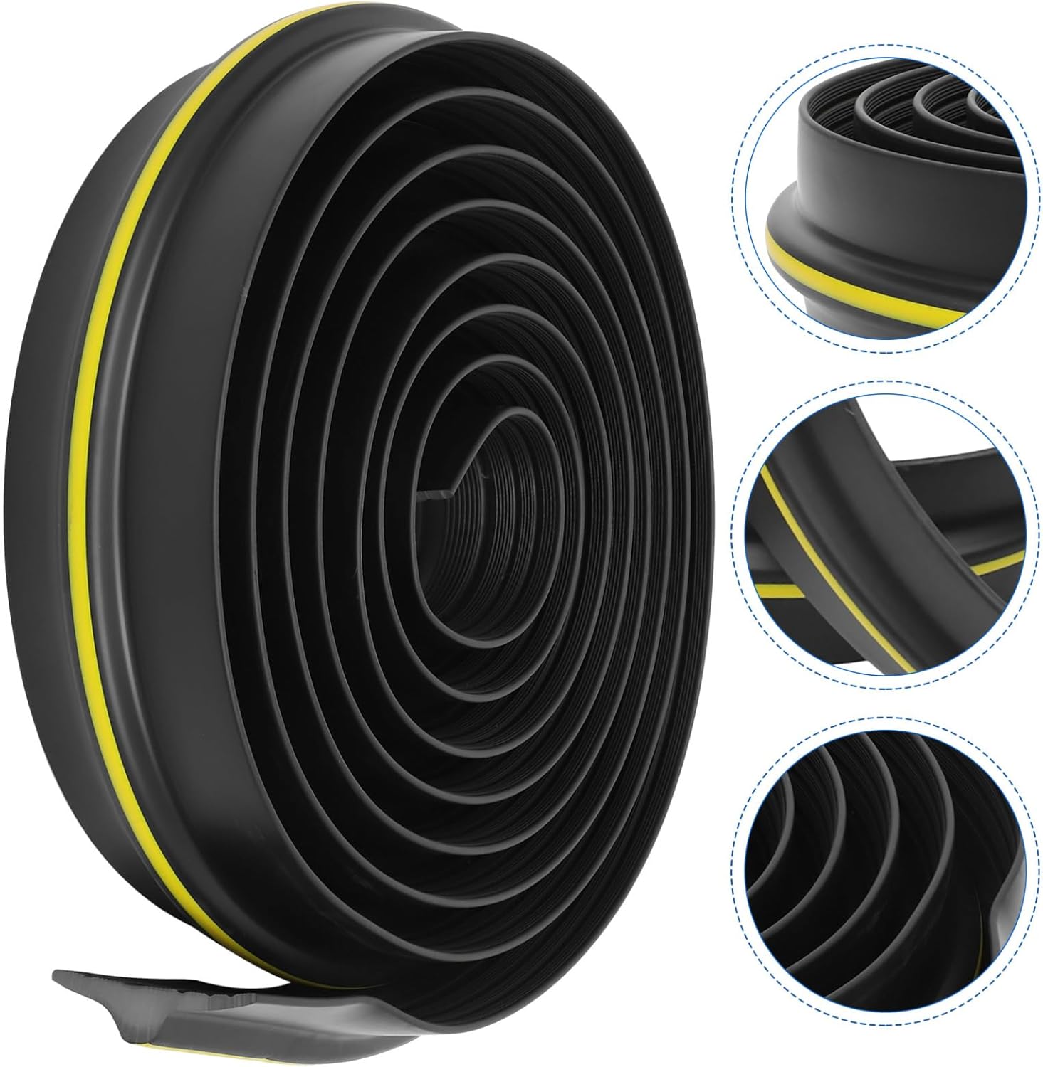 Garage Door Bottom Seal Strip Heavy Duty Rubber Threshold Seal for Easy Installation Durable Weatherproofing Enhances Garage Appearance for Fit