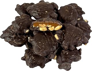 Cozy Confections Dark Chocolate Caramel Peanut Clusters, 1 Pound