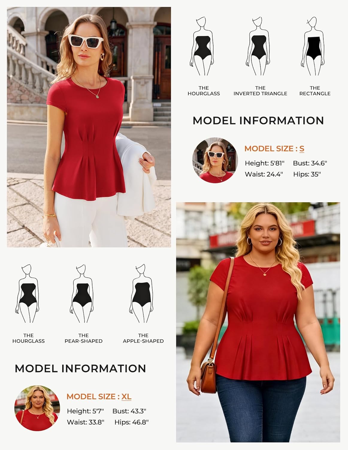 GRACE KARIN Womens Dressy Casual Peplum Tops, 2026 Cap Sleeve Work Blouses, Spring Summer Crew Neck Business Shirts - Image 6