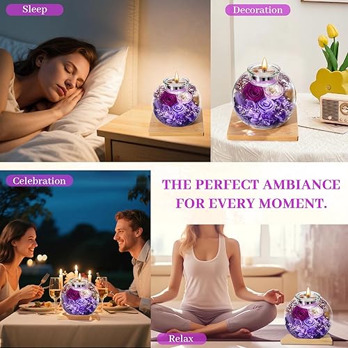 Miniatura 3 de Regalos de rosas para el día de San Valentín para ella, regalo de cumpleaños para mujeres, mamá, flores para entrega, flores preservadas, rosa