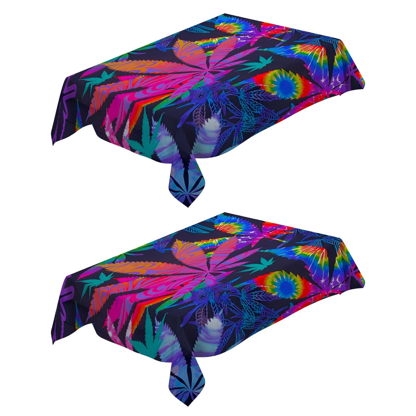 Nappes de jardin imperméables motif feuilles colorées pour sublimer vos pique-niques extérieurs