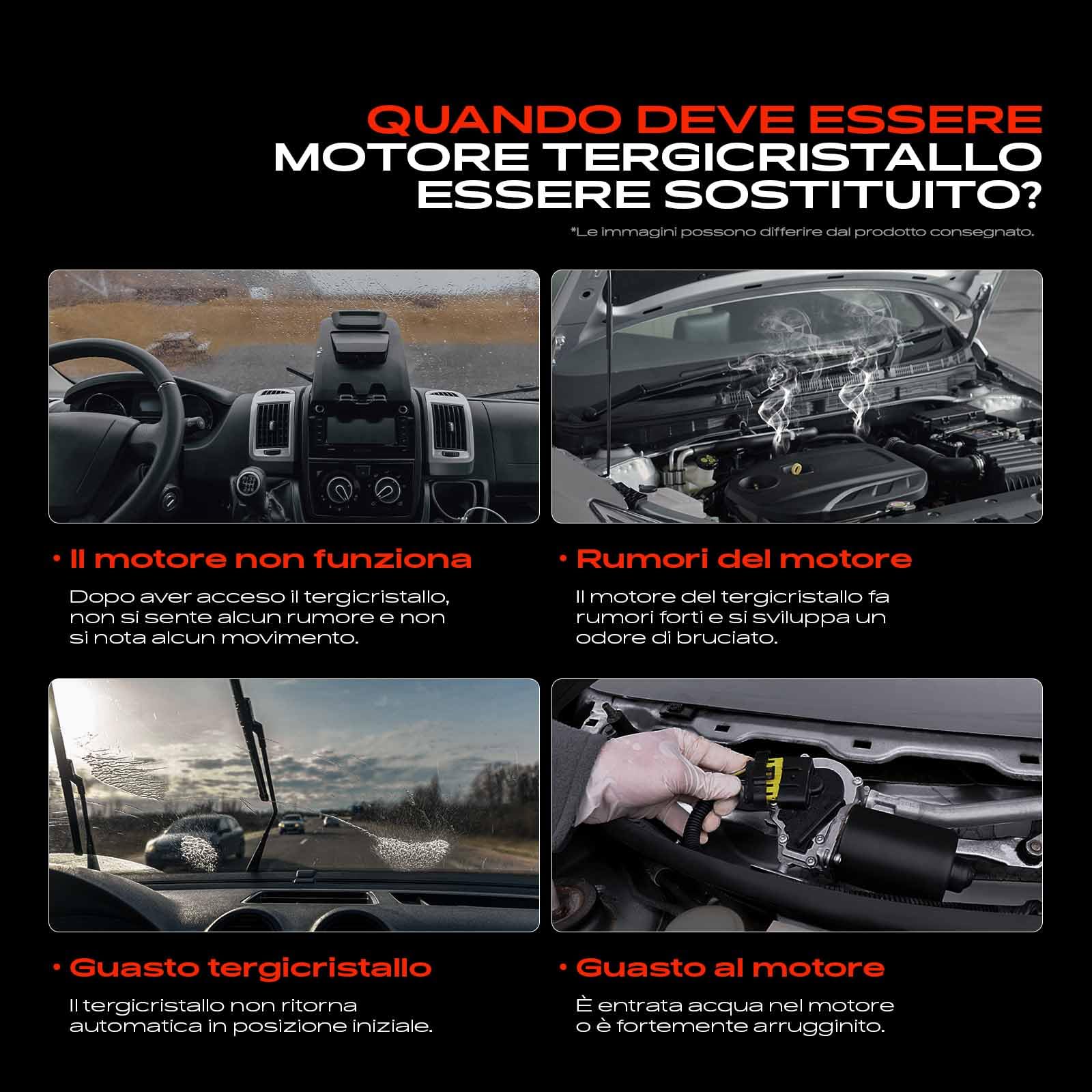 Frankberg Motore Tergicristallo Motore Tergicristallo Parabrezza Compatibile con R.a.n.g.e R.o.v.e.r Evoque L538 R.a.n.g.e R.o.v.e.r Evoque Cabriolet L538 Replace# LR024224,W0027101