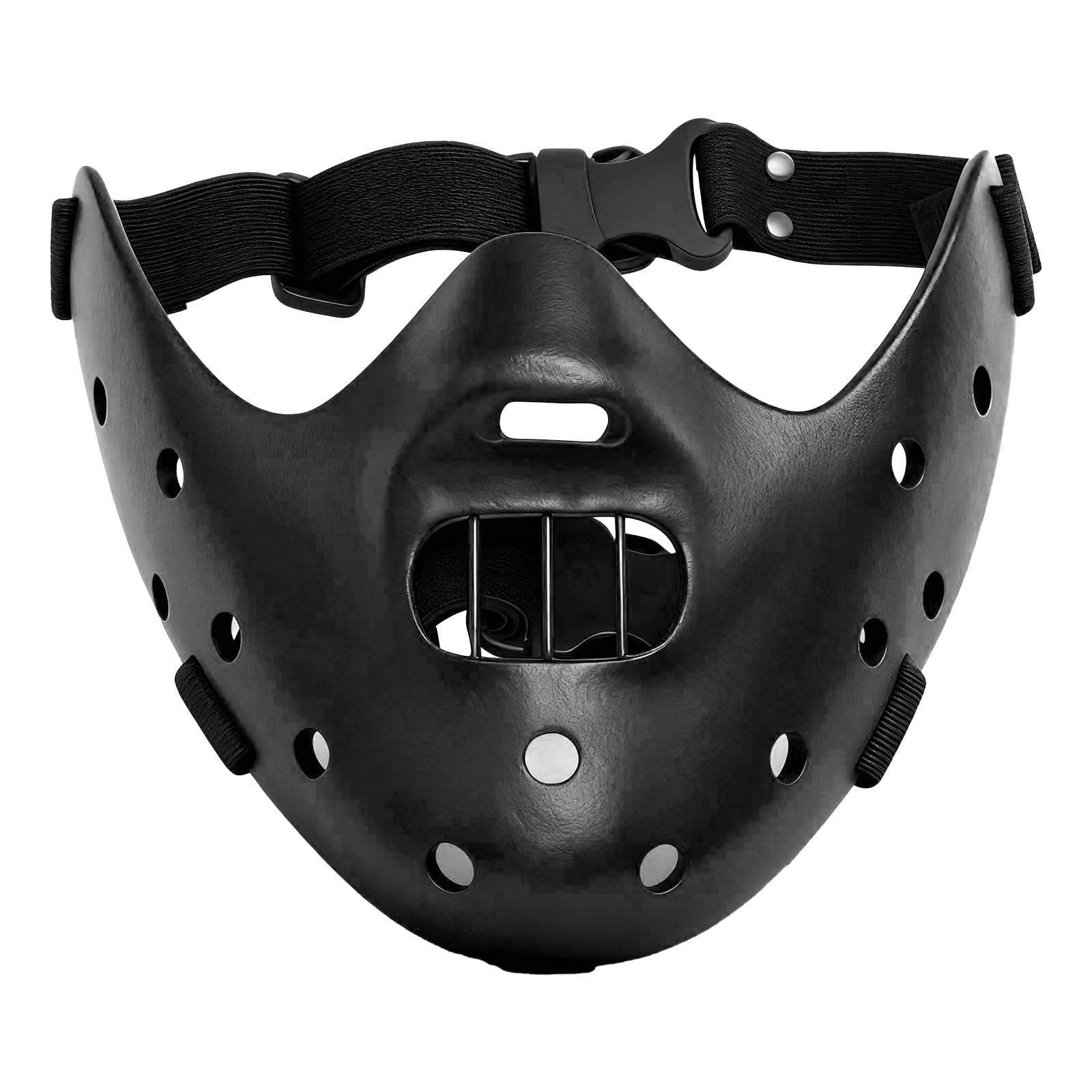 nezababy Hannibal Lecter Mask Cosplay The Silence of The Lambs Half Face Killer Prop Resin