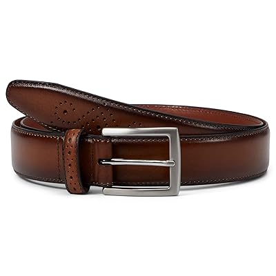 Johnston & Murphy Burnished Edge Belt Men