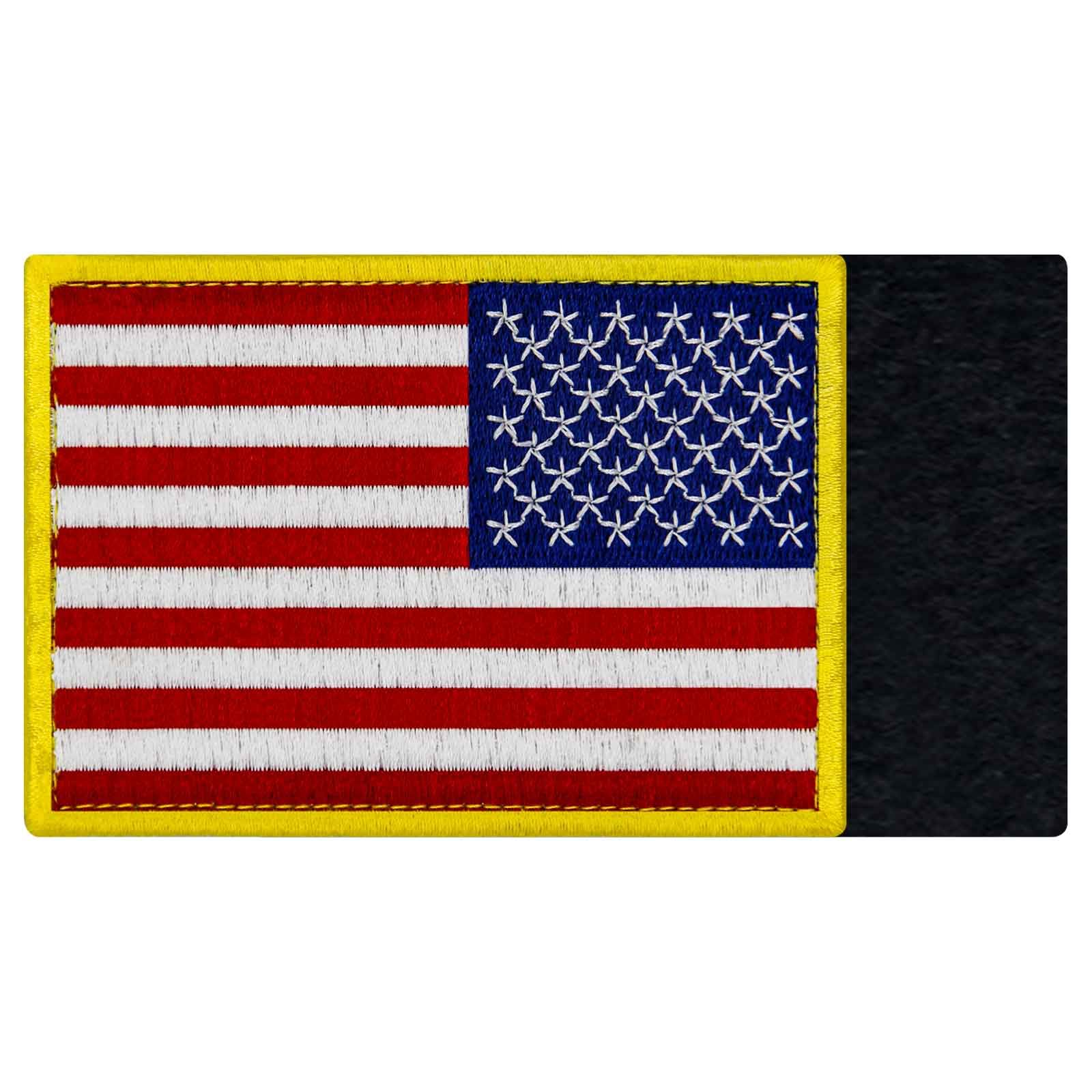 Bayyon Aufnäher Mit US-Flagge, Bestickt, Zum Aufbügeln Auf Weste