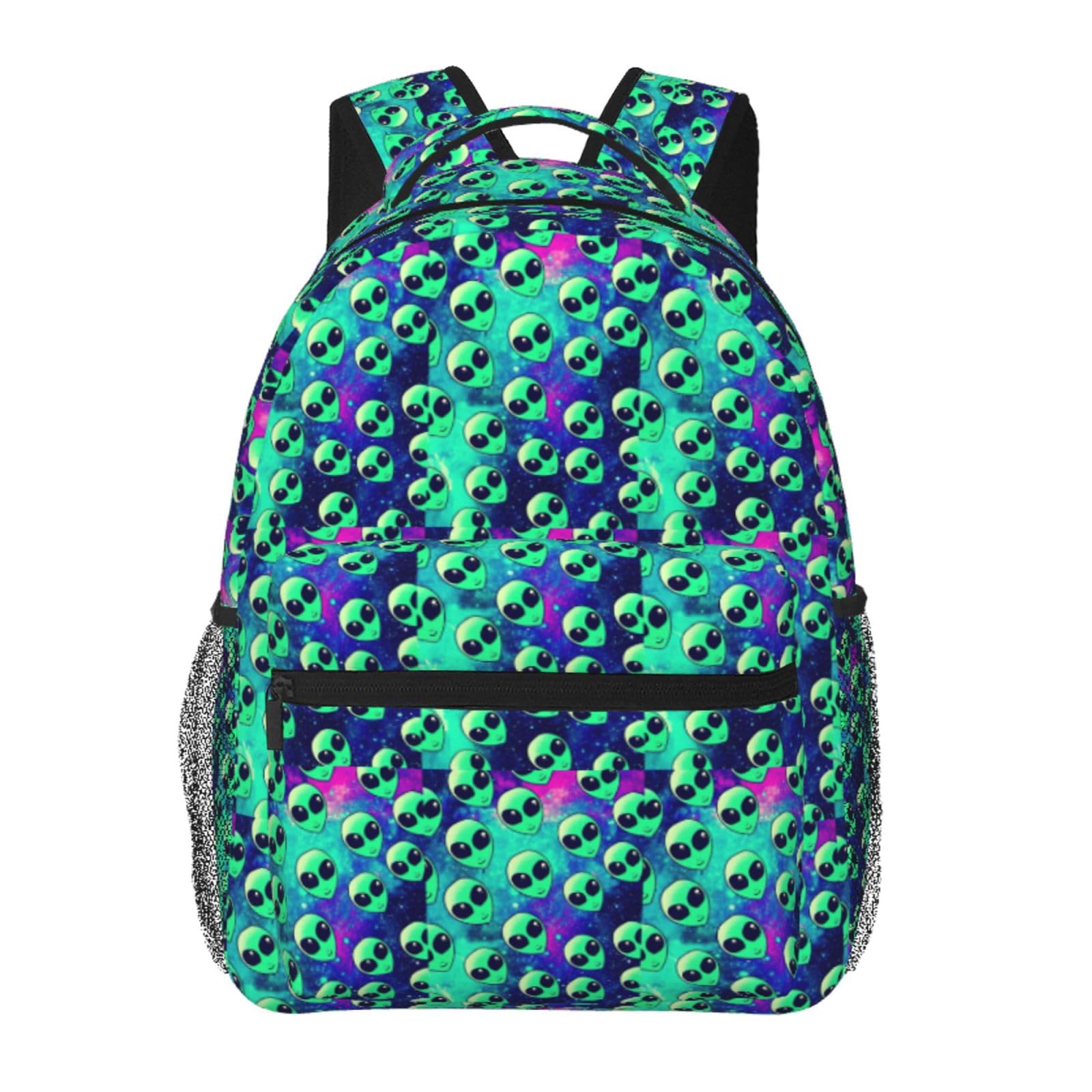 Mochila de alienígenas verdes bolsa ligera viajes aire libre ocio 6