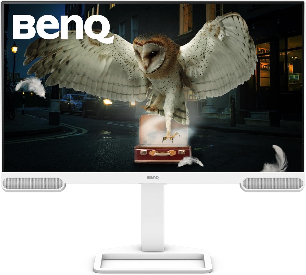 Monitor premium EW2790U de 27" 4K 3840x2160 con 95% de cobertura de color P3, exclusiva tecnología de contraste AI, altavoces incorporados de 5W, 1 USB tipo C, 3 puertos HDMI, diseño ergonómico y tecnología de cuidado ocular | 95% P3 IPS, soporte ajustable en altura, altavoces incorporados de 5W, gráficos HDRi mejorados con AI, concentrador USB, 3 puertos HDMI, cuidado ocular