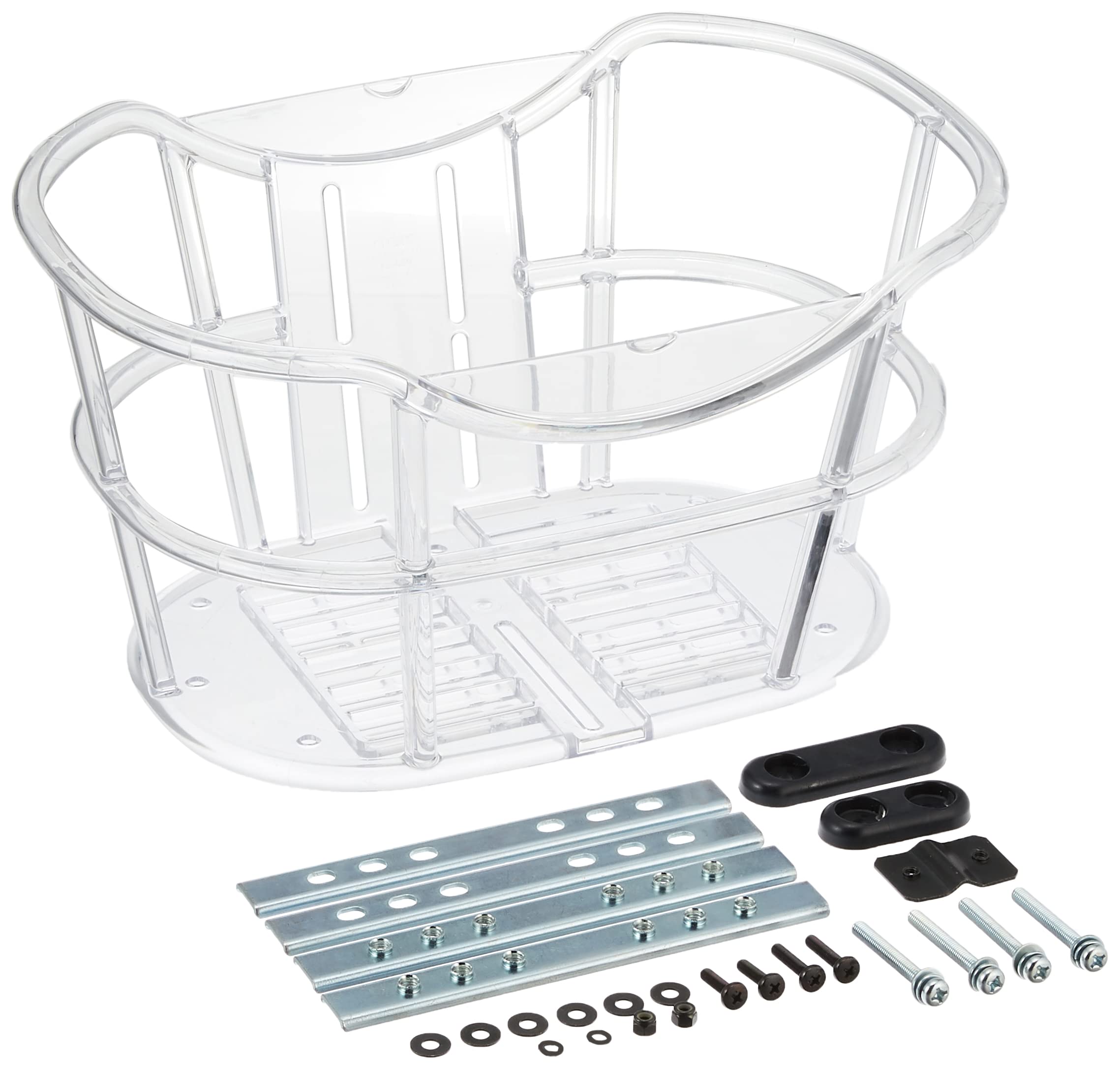 OGK Giken FB-050 (Crystalline Carry) Clear Bicycle Basket