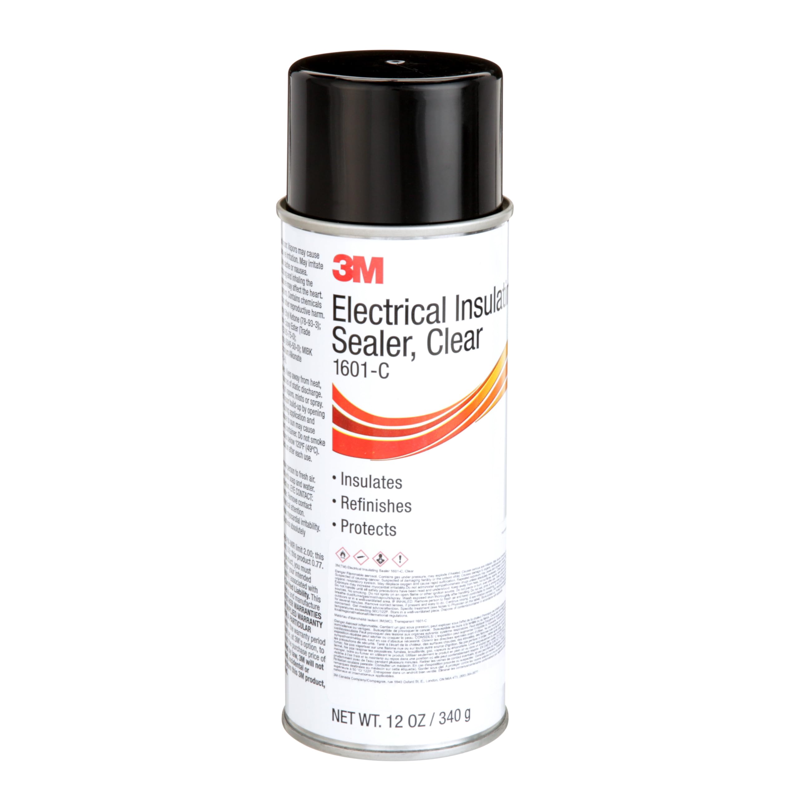 3M Electrical Insulating Sealer 1601-C Clear 12 oz Can | Electrical-Grade RoHS 201165EU Compliant product thumbnail 5