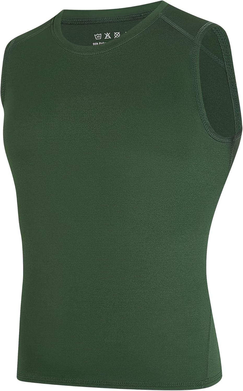 MOVILBENES Boys Compression Shirt Sleeveless Youth Basketball Football Baseball Undershirt Quick Dry Kids Athletic Tank Tops