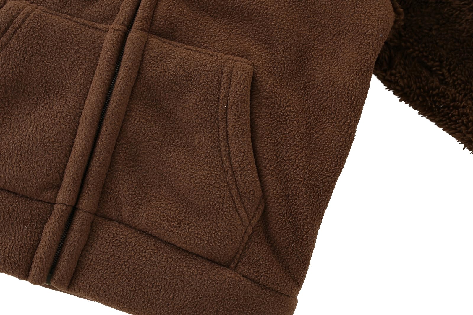 LIUONEXI - Abrigos - Parka - para bebé niña café 130 cm(5-6 Años)