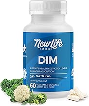 NewLife Naturals DIM Supplement 300mg for Women & Men - Hormonal Acne, Estrogen Balance Pills, Post Menopause Relief | Healthy Estrogen Level | Hormonal Balance - Bioperine | PCOS - 60 Day Supply