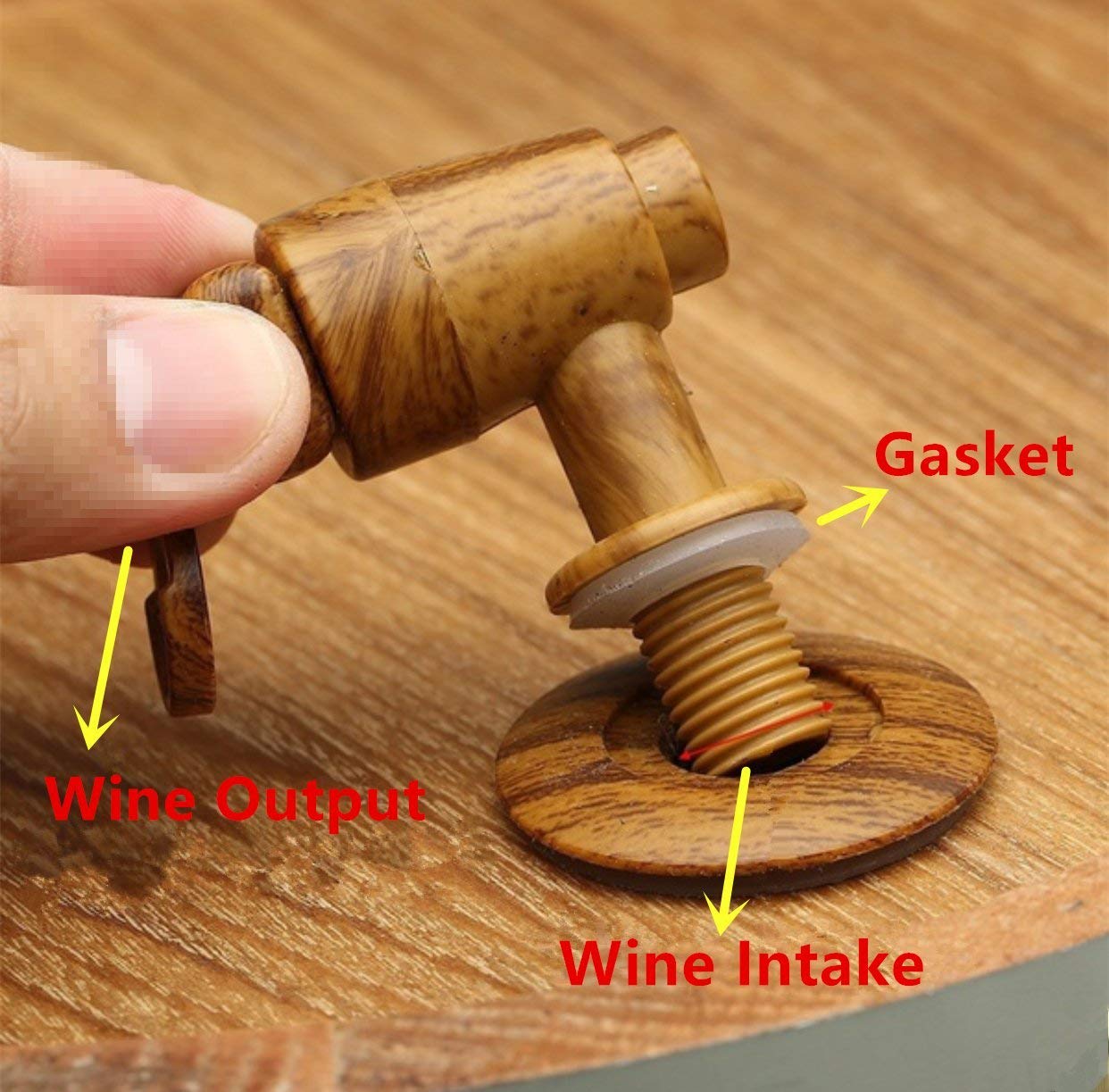 Barril de madera de roble de 10 litros para almacenamiento y envejecimiento de vino y bebidas, con soporte, de la marca Dream Wood