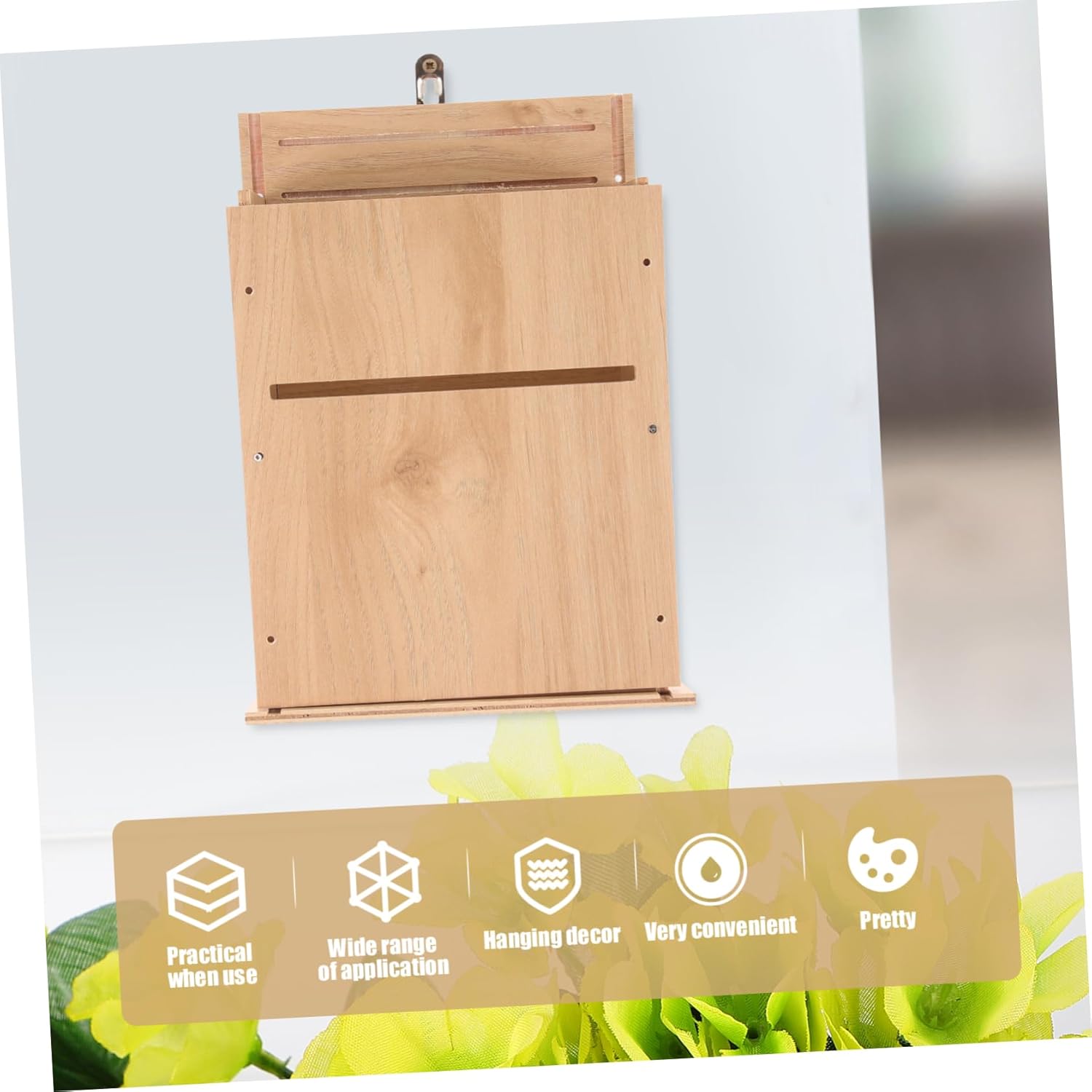 Wooden Bat House Outdoor Garden Shelter for Bats Three Design Wooden Construction for Backyard Decor