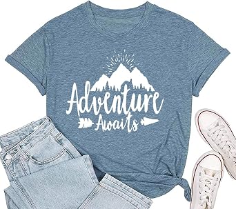 Women Mountain Adventure Workout Tanks Hiking Camping Graphic Athletic Sleeveless Funny Tee Tops