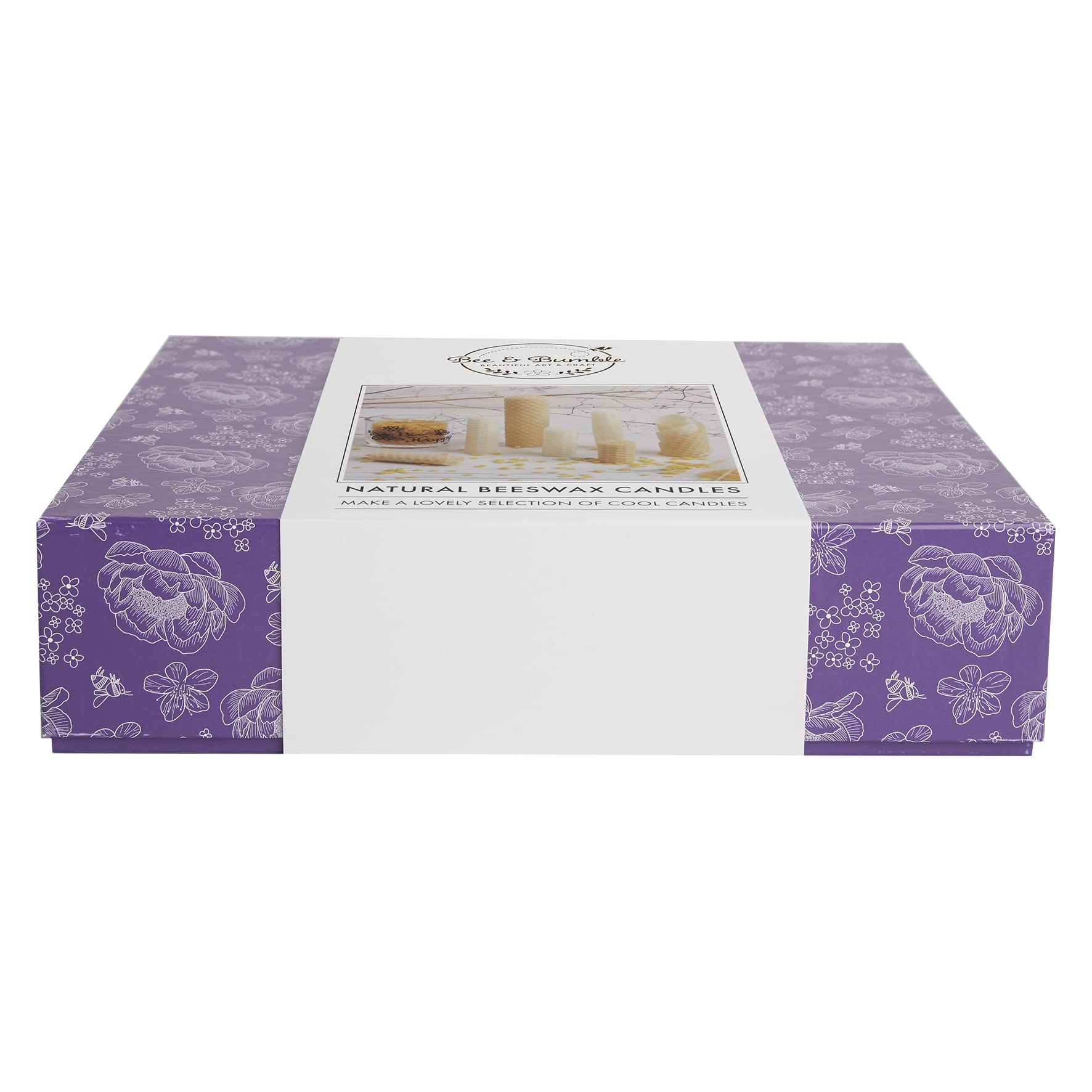 Bee & Bumble Natural Wax Scented Beeswax Hobby Craft Supplies Candle Kit, Ideal for Adult and Older Kids Long Lasting Burning Time - Image 3