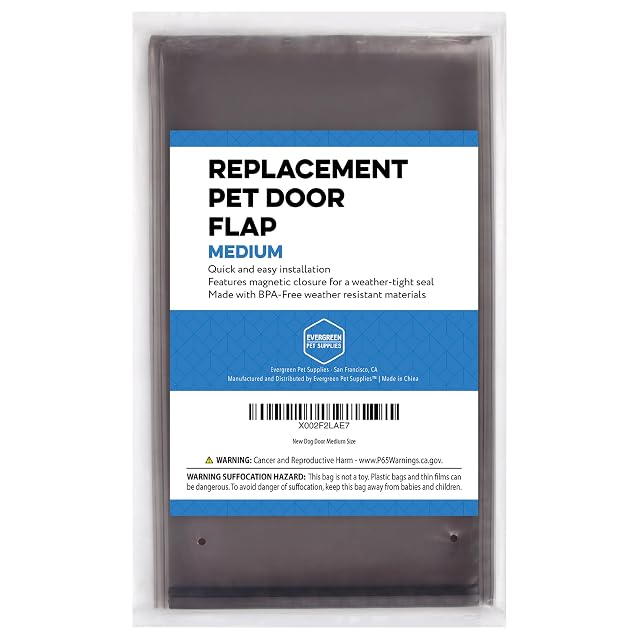 Foto 7 de 7 de Solapa de Repuesto Mediana para Puerta de Perro Compatible con Puertas PetSafe Freedom PAC11-11038