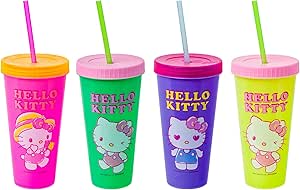 Amazon.com: Silver Buffalo Sanrio Hello Kitty Summertime Gardening 4 ...