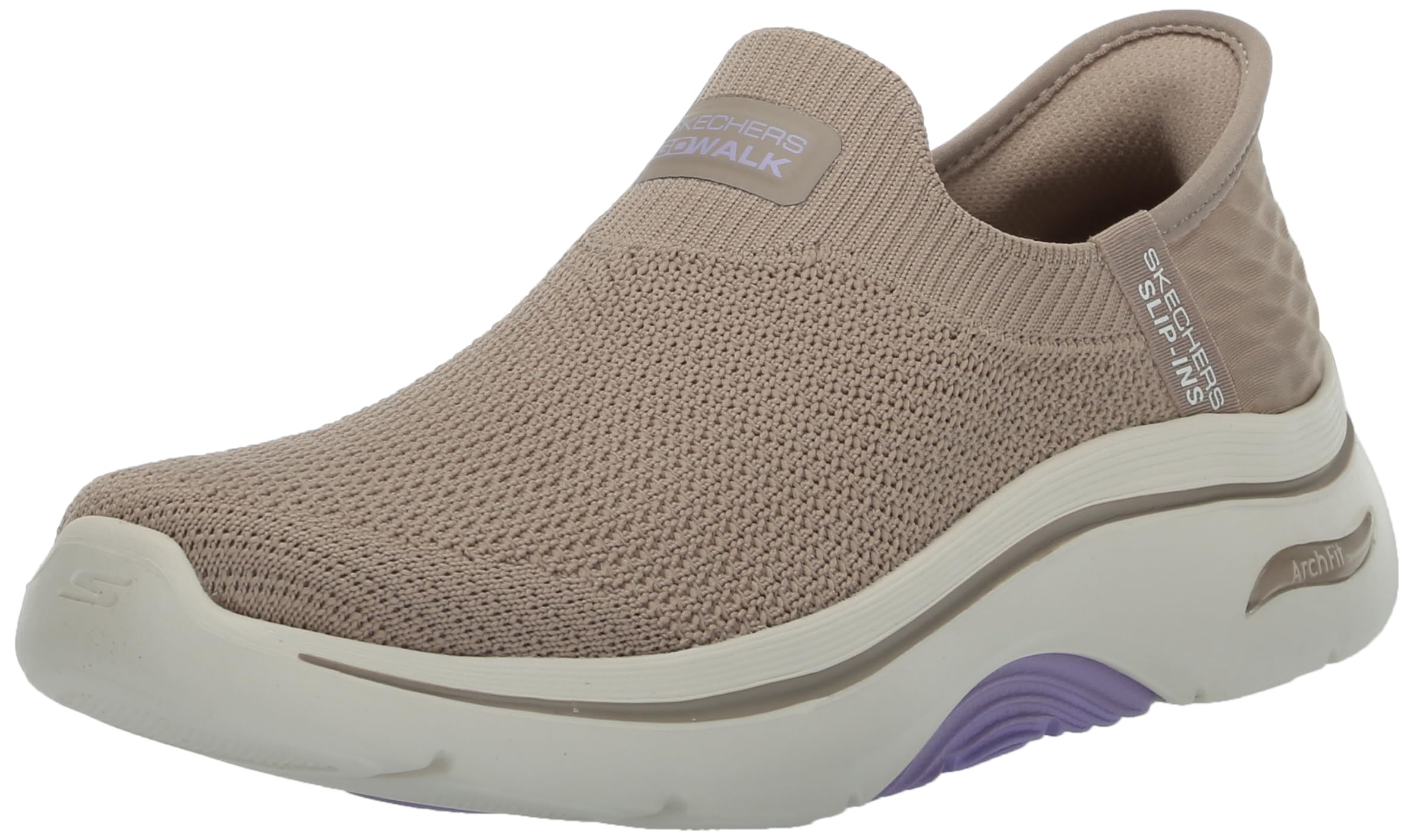 Skechers Womens Go Walk Arch Fit Val Hands Free Slip-ins