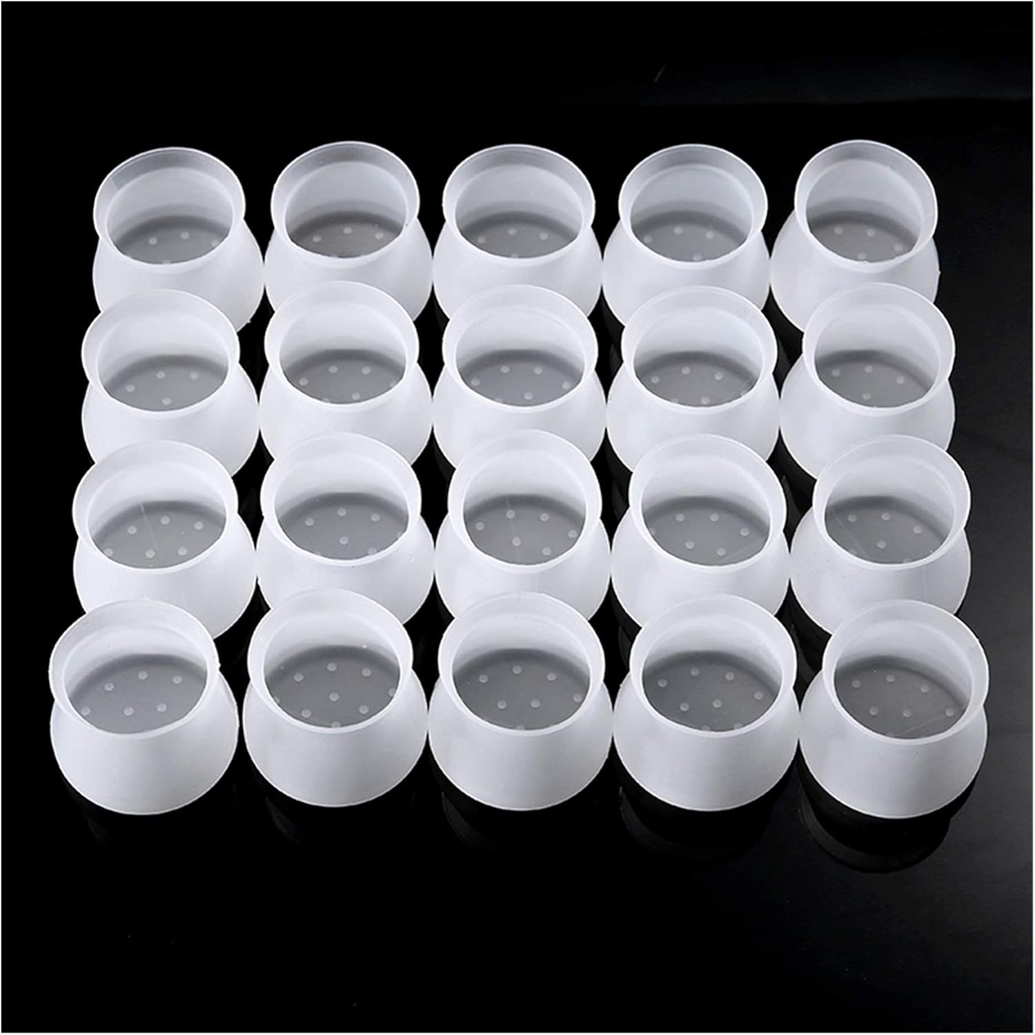 Floor protectors，Table foot pads, 20pcs Silicone Chair Leg Caps Furniture Table Cover Non-slip Floor Protector Feet Cups