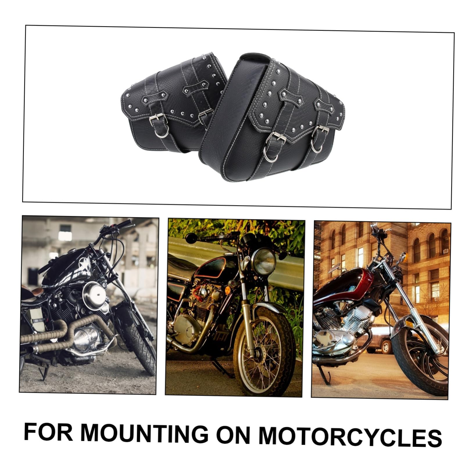 STOBAZA Sacoche Latérale pour Moto à Outils Pochette de Rangement pour Moto Capacité de Stockage Facile à Utiliser
