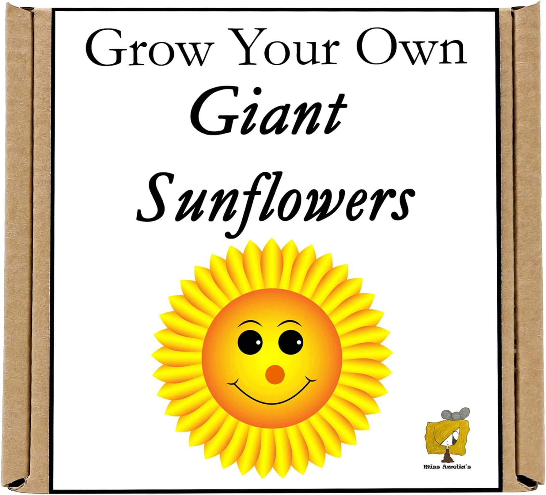 Grow Your Own Sunflowers Kit | Giant Sunflower Seeds | Seeds Propagation Gardening Gift for Mum dad - Indoor Plant Growing Kit for Gardeners