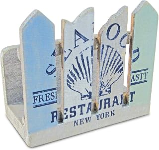 Ocean Breeze Napkin Holder Nautical Decor Multi Color Coastal Plastic