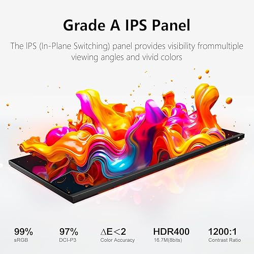 Miniatura 3 de INNOCN Monitor ultraancho 5K 5120 x 2160p de 40 pulgadas para portátil, 219, 100Hz, IPS, HDMI, DP, FreeSync, HDR400, USB-C, DeltaE2, altavoces