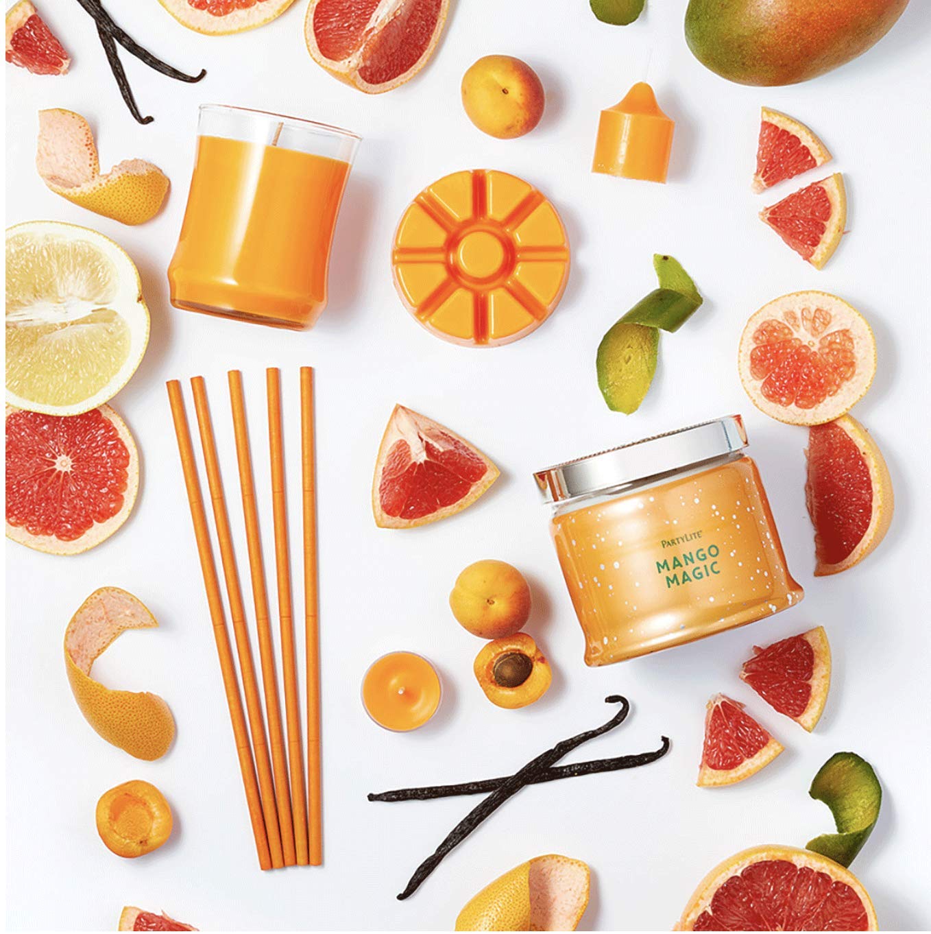 Partylite 3-Docht-Duftwachsglas Magische Mango