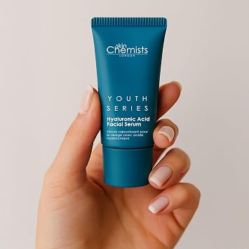 skinChemists Hyaluronic Acid Facial Serum for Deep Hydration & Plumping Moisture Boost Treatment