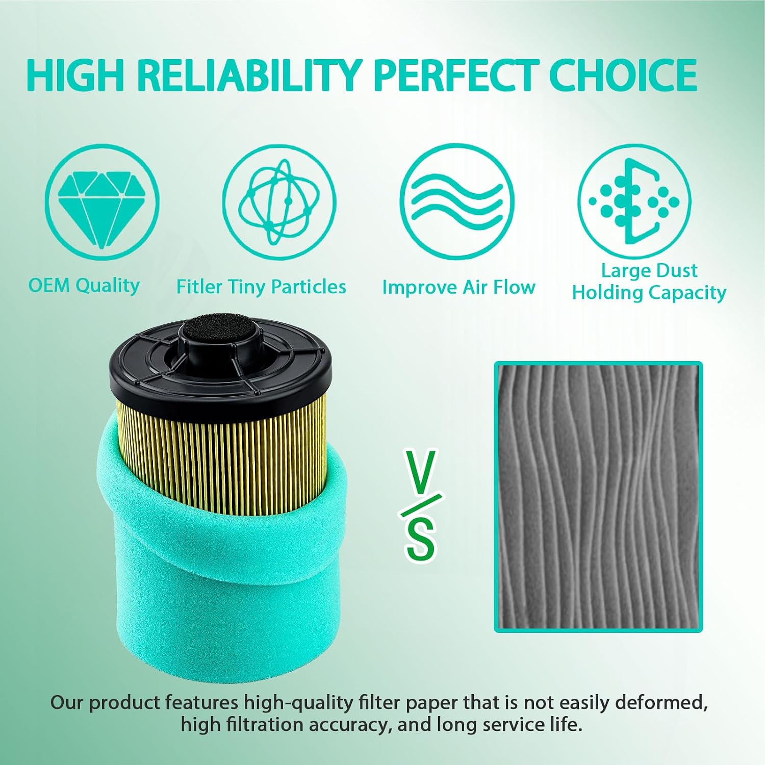 707800371 Outlander 570 Air Filter For Can Am ATV Outlander Max 570 500 450 650 800R 1000 1000R 4x4 2012-2020 Renegade 1000 1000R 850 800R 570 500 4x4 6x6 2012-2018