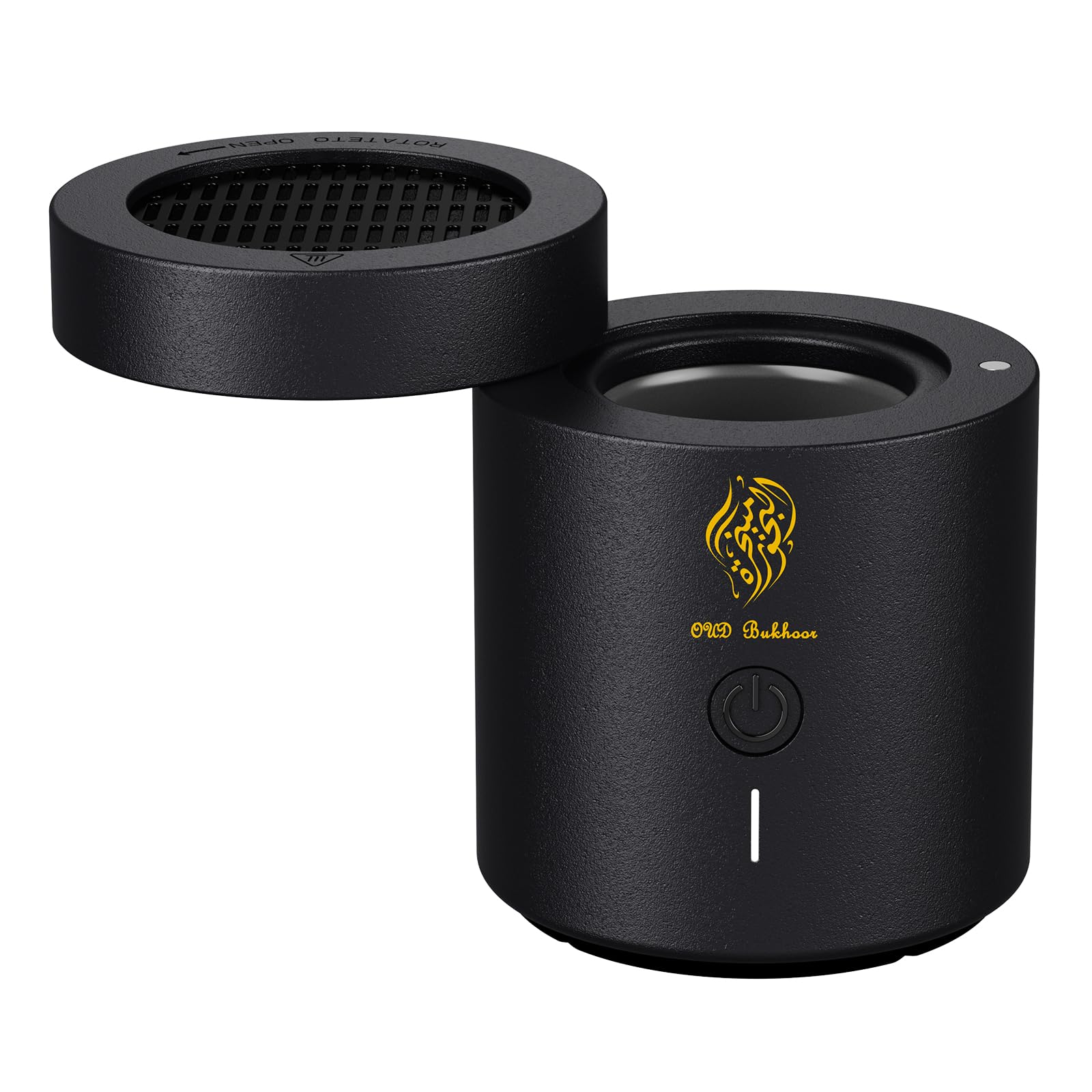 サウジアラビア伝統デザイン 香炉（バフール用ミニバーナー） Amazon.co.jp: ポータブル電気香炉、回転式フリップUSBアロマ