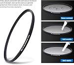 JJC Multi-Coated 55mm UV Filtre pour Nikon D3500 D3400 D5600 D7500 avec DX AF-P 18-55mm Kit Lens pour Sony A7IV A7III A7II A7 avec FE 28-70mm Kit Lens et autres Lens avec 55mm Filtre de protection de lentilles multicouches pour Sony A7IV A7III A7II A7 wi