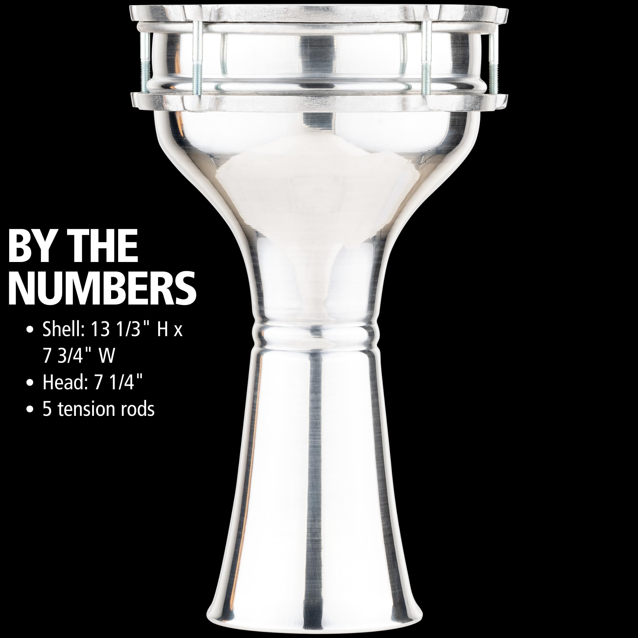 Meinl Percussion - HE-103 - Darbuka (aluminio), 18.5 cm