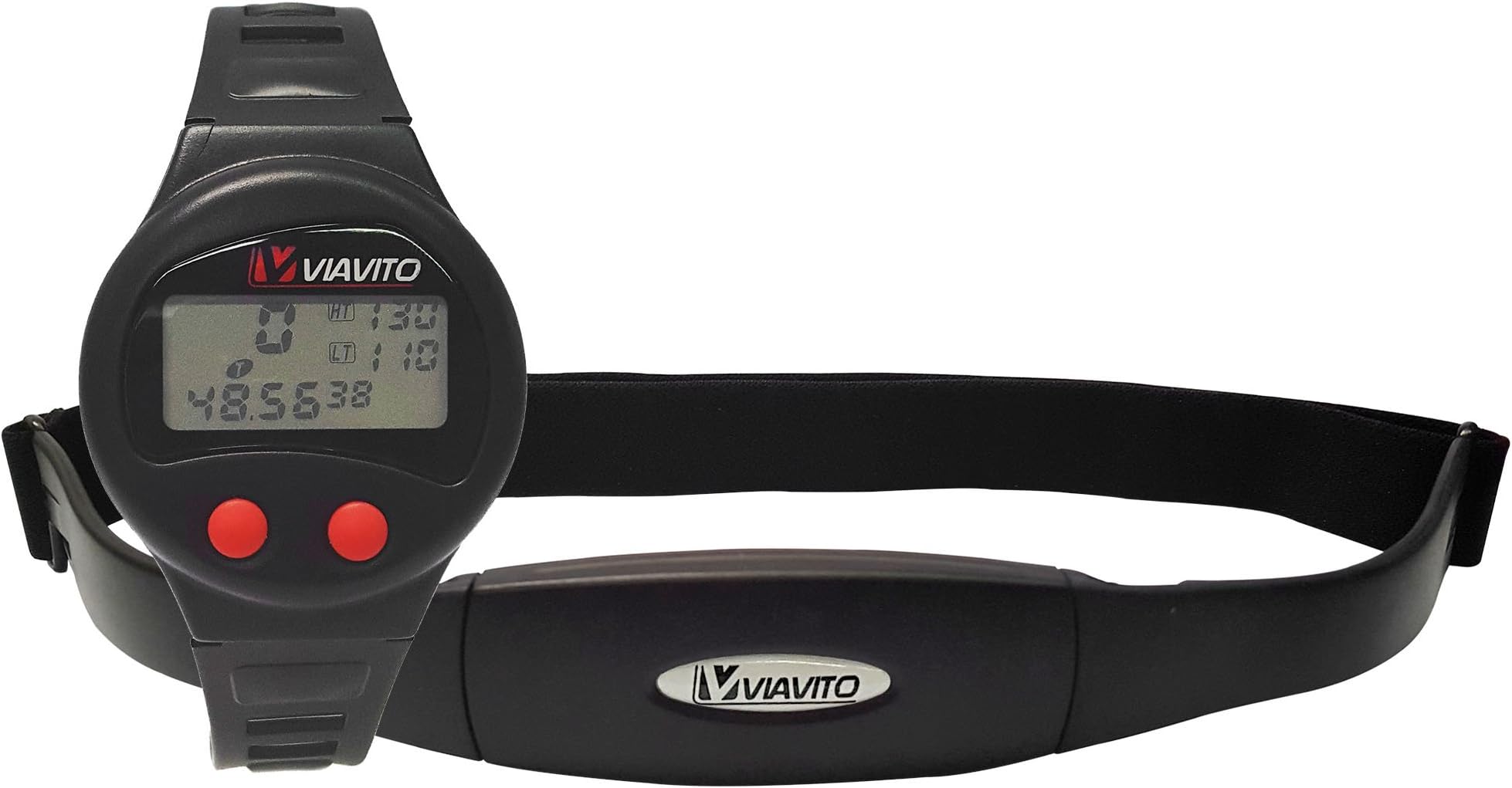 Viavito Heart Rate Monitor - Black