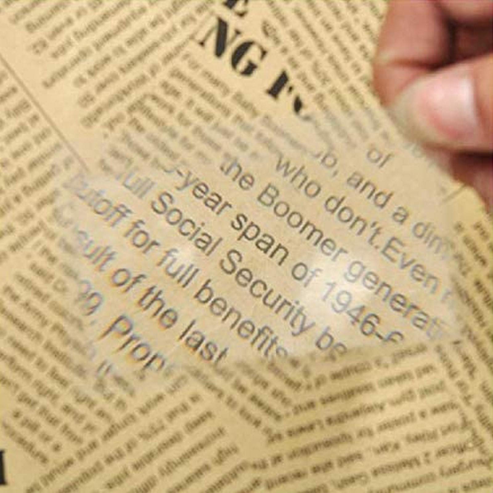 Portable Magnifying Glass,Hobby Tool Magnifiers 1Piece 8.55.5 cm 3X Magnifier Magnification Magnifying Fresnel Lens Pocket Credit Card Size Transparent Magnifying Glass Tool