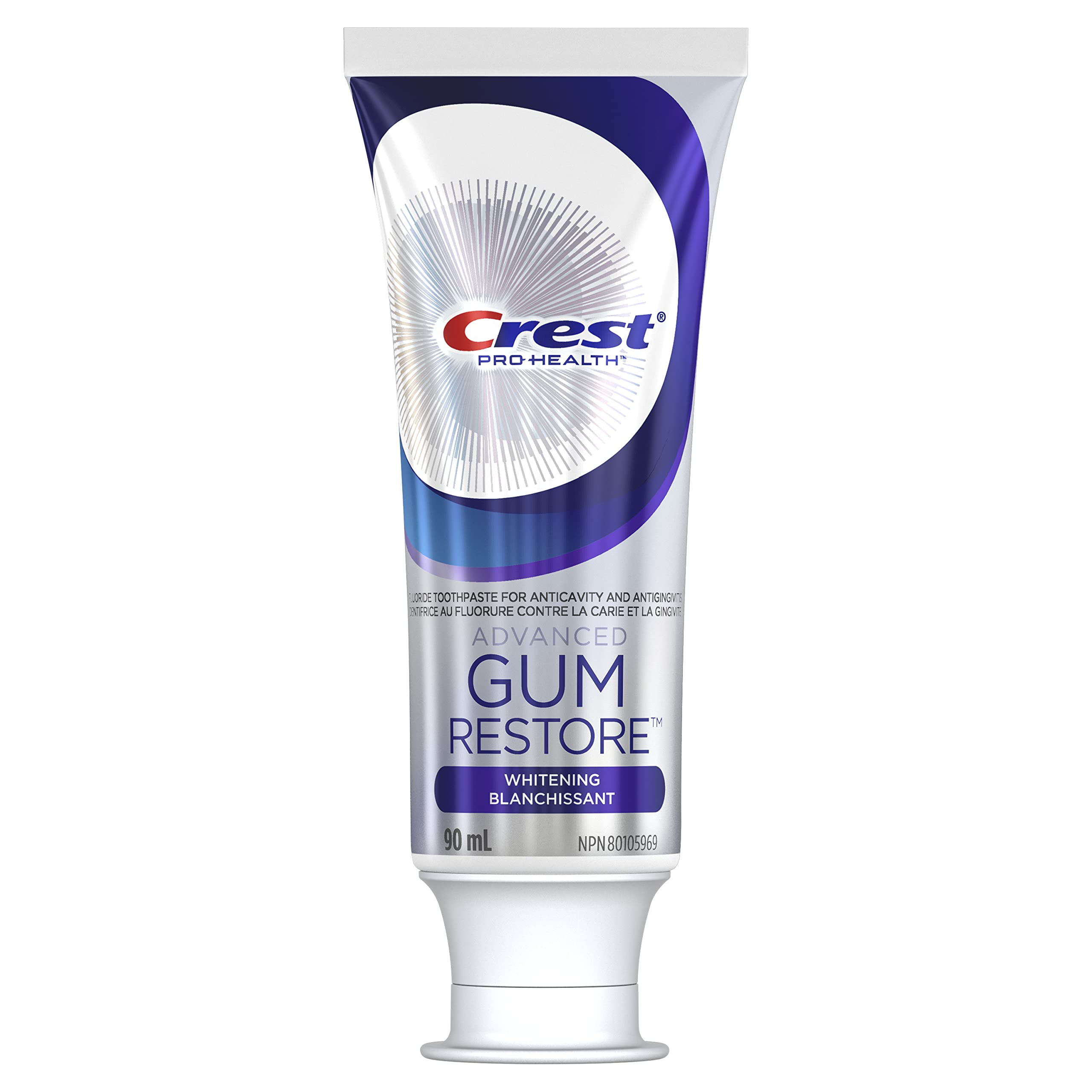 Crest Pro-Health Toothpaste Whitening and Advanced Gum Restore (90