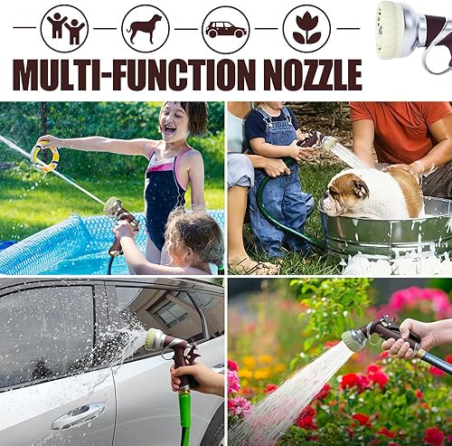 Miniatura 4 de Winslow&Ross - Boquilla rociadora de jardín, boquilla rociadora de manguera de jardín de 8 patrones de pulverización y boquilla de pulverización de