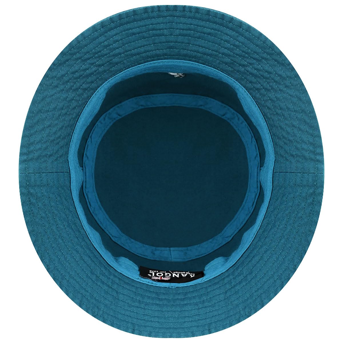 Kangol Chapeau Washed Bucket Hat Femme/Homme - de Plage D'Ete Peche Printemps-ete Ete