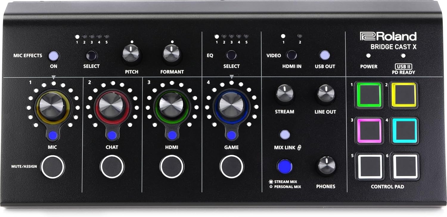 Roland Bridge Cast X Dual-bus Pro Streaming Mixer