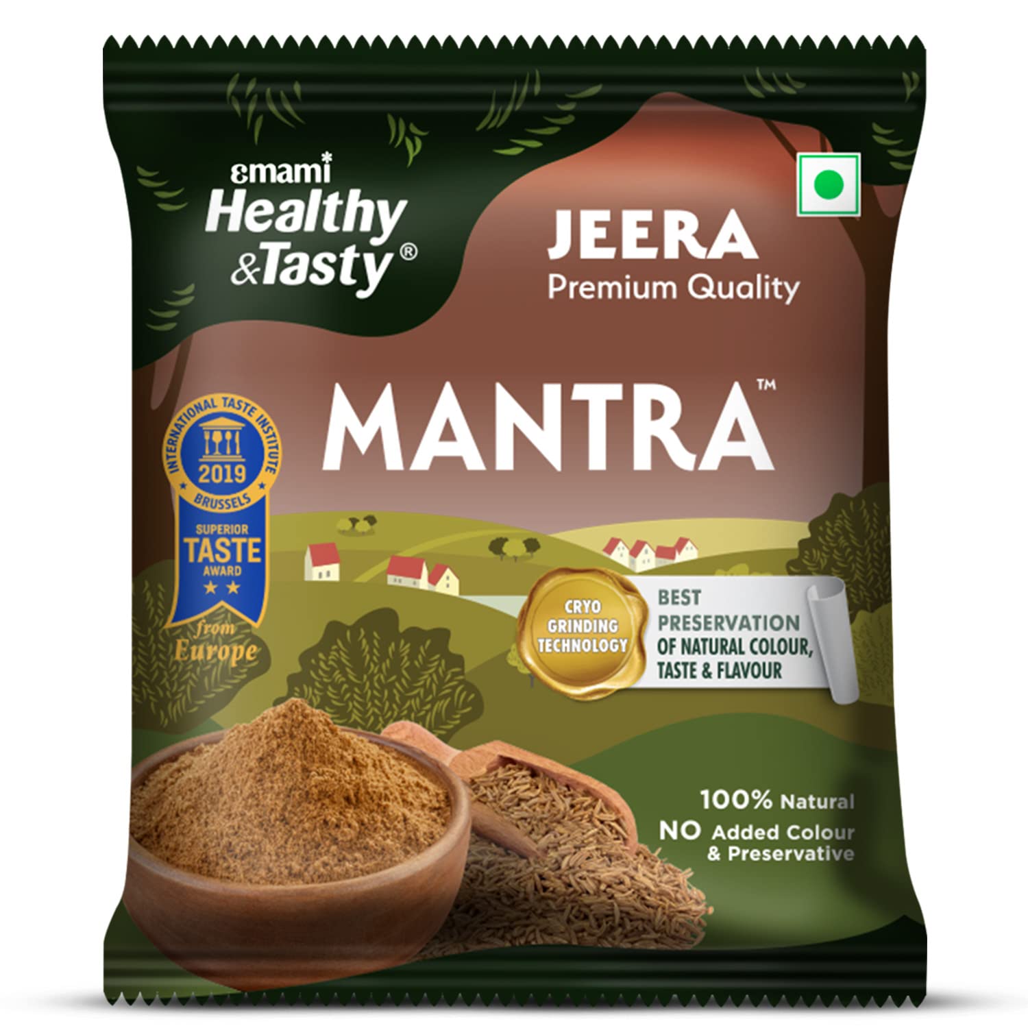 Emami Healthy & Tasty Mantra Jeera (Cumin) Powder, 50g | 100% Natural | Ground Using Cryo Grinding Technology | Retains Maximum Essential Oils |No Added Colour and Preservatives-image-20