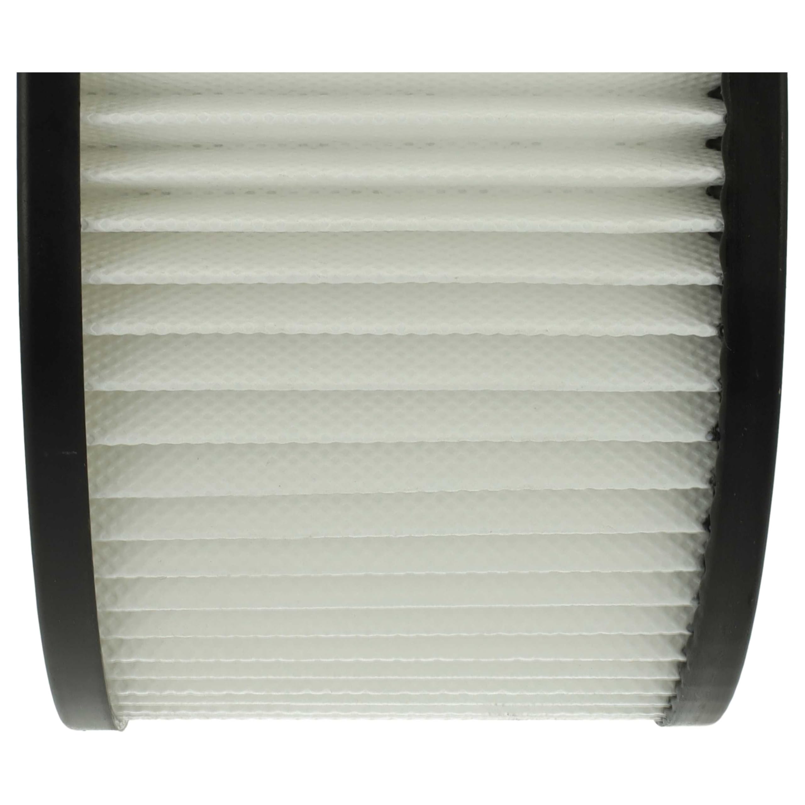 vhbw 8x filtre compatible avec Bikain DI1200 INOX aspirateur de cendres - filtre HEPA noir/blanc