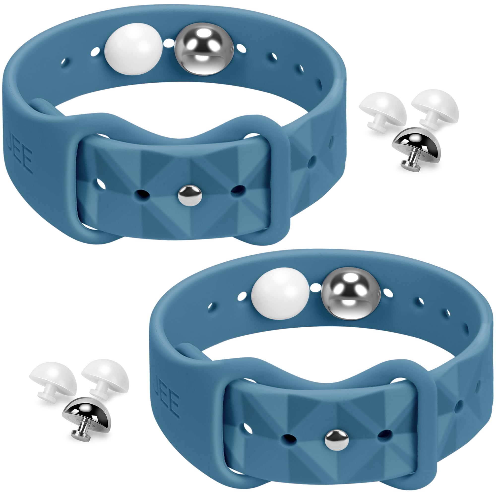 Motion Sickness Bracelets for Travel: Acupressure Anti Nausea Wristband for Morning Sickness - Sea Sickness Wristbands for Car Boat Air - Nausea Bands for Motion Sickness 1 Pair Blue Color