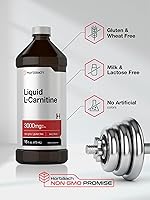 Vista 5 de Horbäach L-Carnitina Líquido 16 oz 3000 mg Sabor a bayas Fórmula vegetariana Suplemento sin OMG, sin gluten