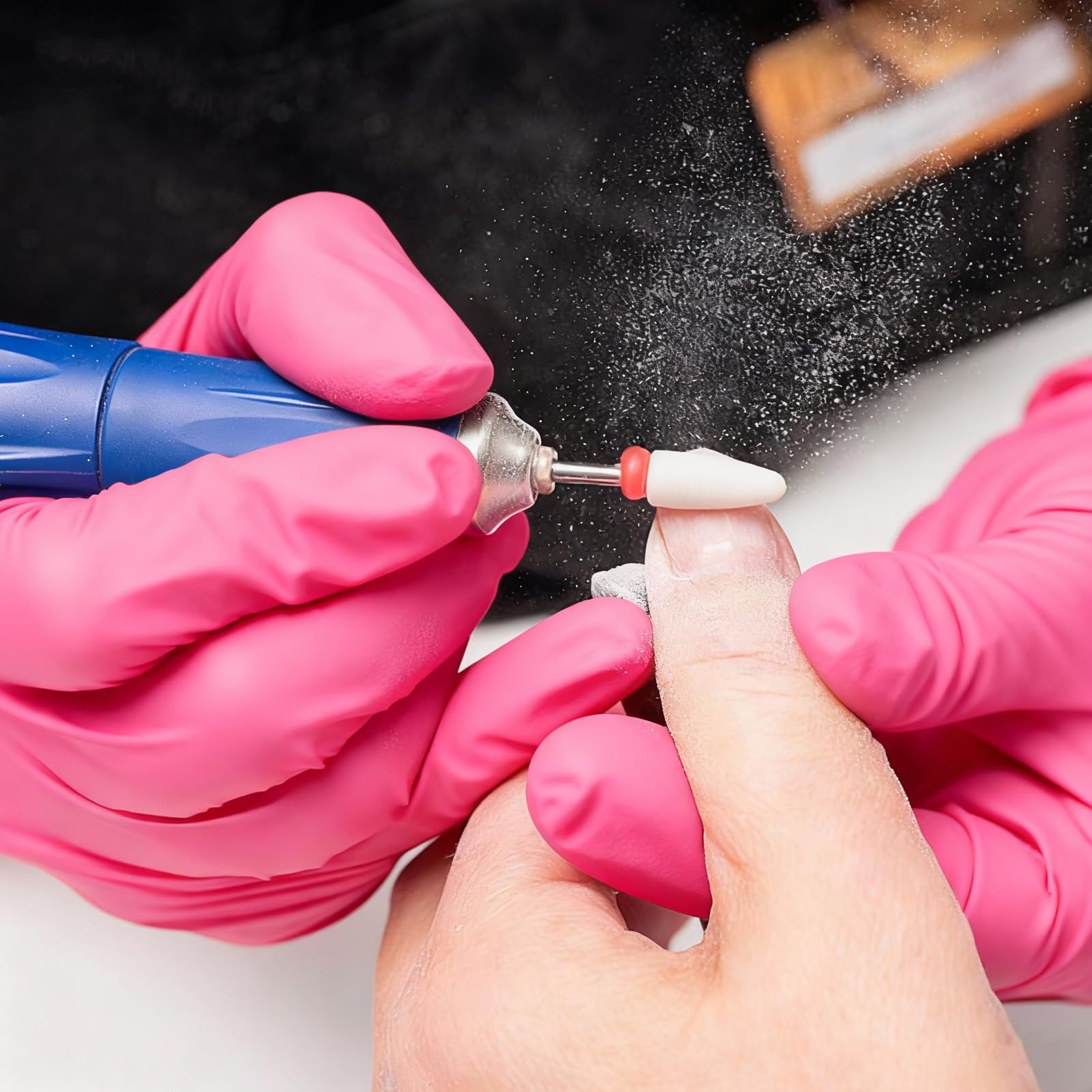 5 Pezzi Punta per Trapano in Ceramica per Unghie, Rimozione Professionale delle Cuticole in Gel Acrilico, Adatta per Manicure e Pedicure, Adatta per Uso in Salone e a Casa