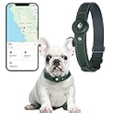 2-in-1 GPS Tracker for Dogs: Smart Collar with Real-Time Location, No Monthly Fee, Unlimited Range (iOS Only) GPS Tracker Dog Collar- Ideal for Small, Medium Large Dogs(Tracker Included)(Green)