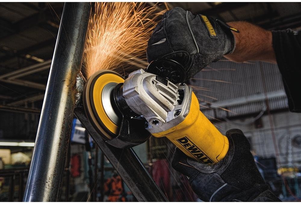 DEWALT Angle Grinder Tool, 4-1/2-Inch, Paddle Switch, 11 -Amp (DWE402G)