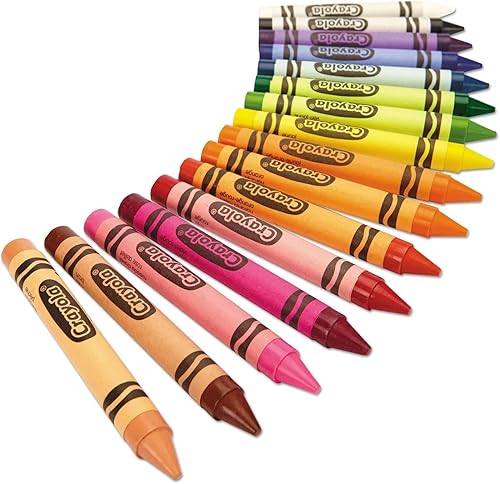 Miniatura 5 de Binney & Smith Crayola(R) - Juego de crayones grandes, caja con tapa elevadora, colores surtidos, caja de 16 unidades